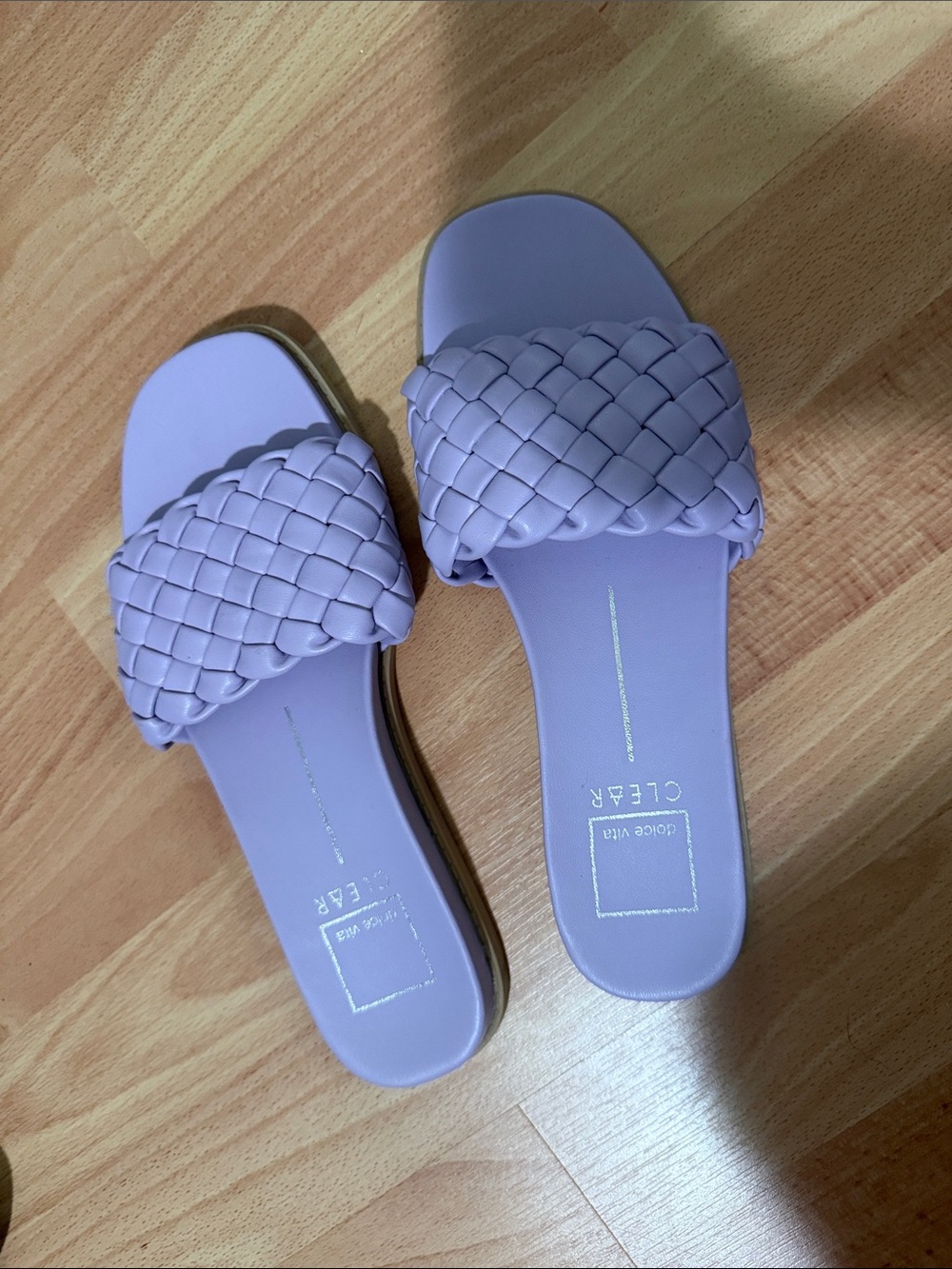 Dolce Vita - Size 8- Lavender Braided Slide Sandals